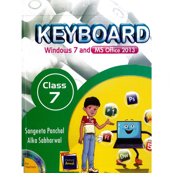 Keyboard Windows 7 and MS Office 2013 Class 7 (Color print)